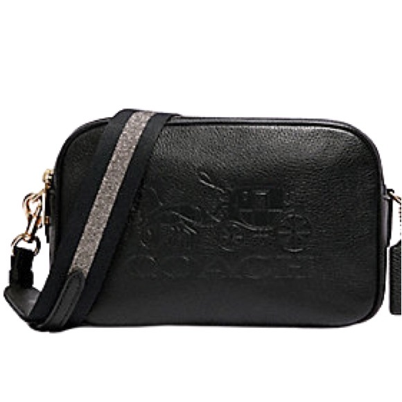 Coach
EMBOSSED HORSE AND CARRIAGE JES CROSSBODY Black Leather Crossbody Bag - Picture 2 of 14